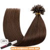 Elailite Real Hair Bonding Extensions, 0.5 g/strand, 45 cm, #4