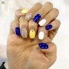 Dara Beauty June Art of the MonthNavy Dot Nail❣ -