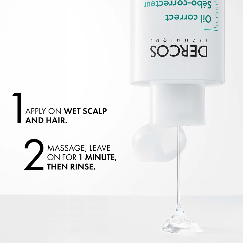 Vichy Dercos Technique Oil Control Shampoo Sebo Regolatore Trattante 200ml