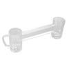 430ml Beer Mug Double Conjoined Beer Glass Drop Resistant Acrylic