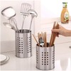 Cutlery Drainer Drainer 2 Pieces Stainless Steel Kitchen Utensil Holder