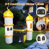 Dawdix 6FT Inflatable Ramadan Mosque Decoration, Inflatable Masjid Eid Mubarak