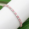 Rumnoke Tennis Bracelets for Women Birthstone Cubic Zirconia Bracelet Crystal