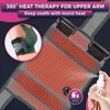 CREATRILL Upper Arm Heating Pad Sleeve, Heated Arm Brace for