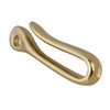 RDEXP Golden Solid Brass U Hook Key Chain Belt Wallet