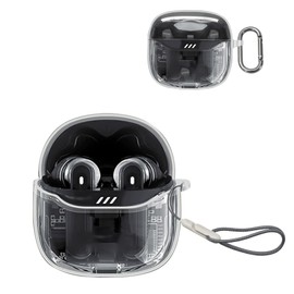 For JBL TUNE FLEX 2 Case, Protective Cover, TPU Material, SpinoArmor Lightweight, Scratch-Resistant, Slim, Shockproof, Waterproof, Dustproof, Lost Resistant, Soft, Anti-Yellowing, Compatible with JBL