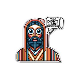 (3pcs) Didn't Count Respirations Sticker - EMS Fire EMT Paramedic Doctor - Decorative Decals - Unique and Eye-Catching - Durable & Waterproof - Perfect for Laptops Water Bottles - Ideal for Gifting