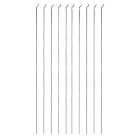 sourcing map 1.2mm x 260mm (10 Inch) Steel Z Pull/Push Rods Parts for RC Airplane Plane Boat Replacement (Pack of 10)