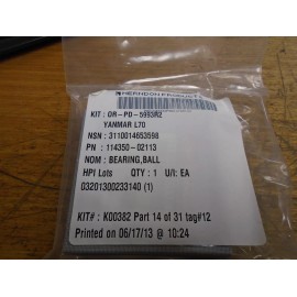 yanmar Genuine Yanmar L60 L70 Replacement Crankshaft Ball Roller Bearing 114350-02113