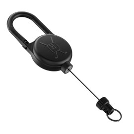 Handy Picks Retractable Clip Keychain, Heavy Duty Carabiner for Golf Accessories, Fishing Accessories, Badge Holder, Tactical ID Badge Reel with 29.5” Retractable Cord, 9 OZ Pulling Force