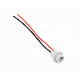 Michigan Motorsports Universal Light Socket Pigtail for 194 & T10 Bulbs -Fits Flat Panel Applications (1)