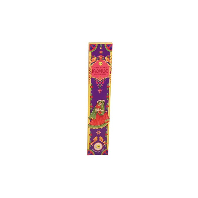 Sree Vani Indian Heritage Dragon Blood Incense Sticks (15g, 15