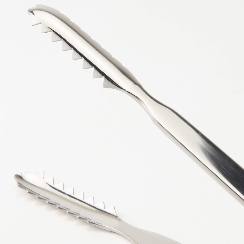 Endoshoji Professional PBU0101 Ice Tongs, Large, Stainless Steel, Made in