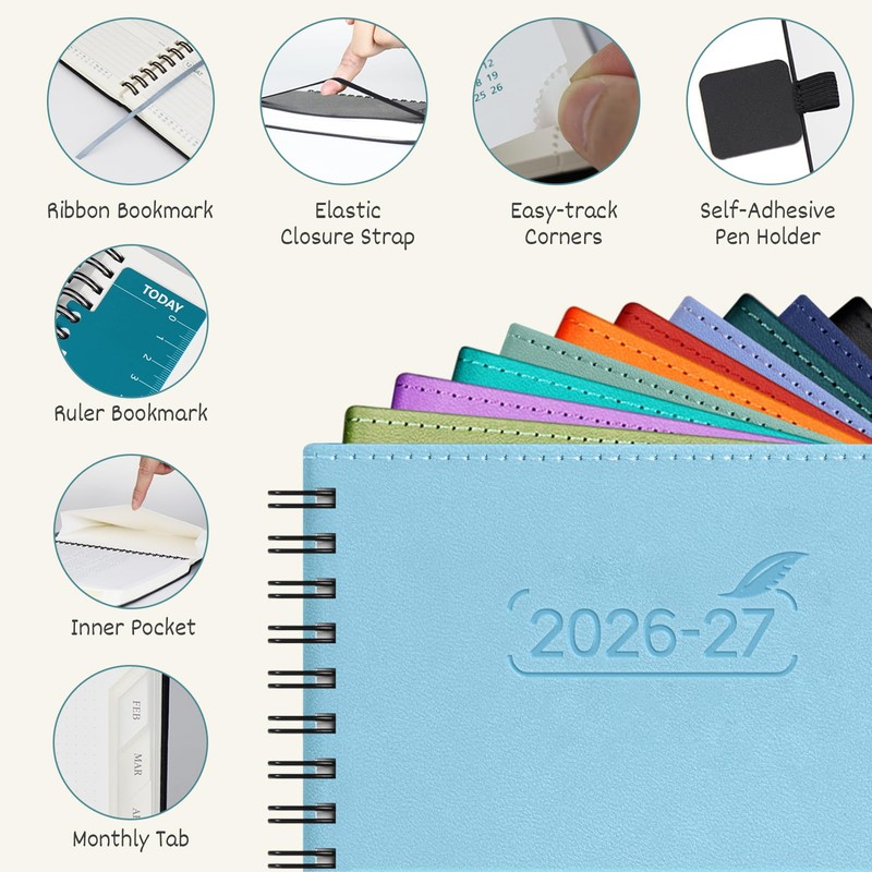BEZEND A4 Academic Diary 2026-2027 Week to View (Jul 26