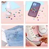 MECCANIXITY 50 Pcs 8mm Flat Back Acrylic Square Gems Rhinestones,