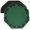 48" Green Octagon Folding Poker and Blackjack Table Top with