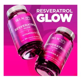 Suplemento Belacaps Solanum Resveratrol Glow 180 Cps 450mg Sin Sabor