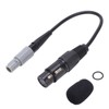Aviation Headset Adapter 6pin LEMO to 5pin XLR High Density