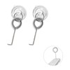 ARIOSOX 4-Pack Shower Drain Hooks for Drain Cover Removal, Assists