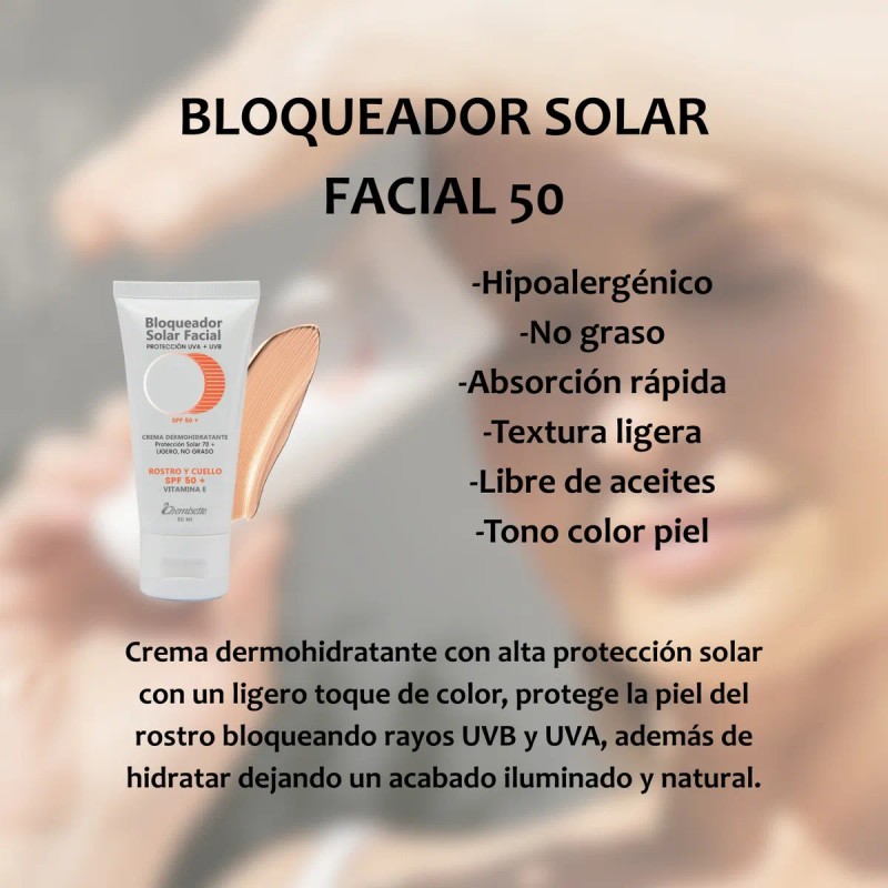 Bloqueador Solar Facial Spf Rayos Uva Uvb Ligero Graso
