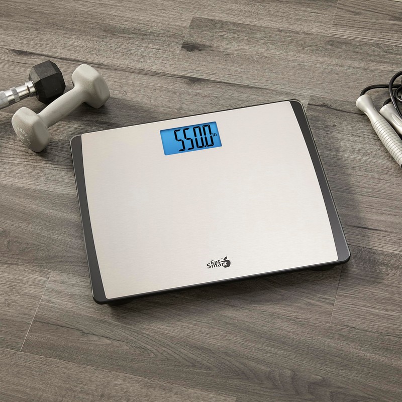 Eat Smart Precision 550 Pound Extra-High Capacity Digital Bathroom Scale,