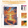 MOGTAA Diamond Painting Kits for Adults, Sunset Landscape 5D Diamond