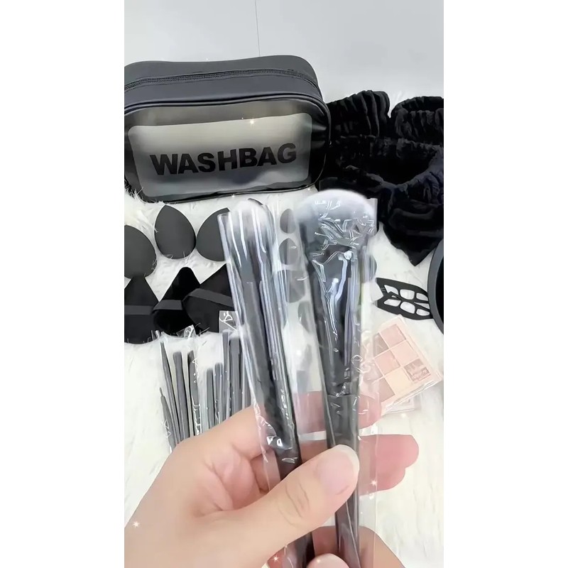 52 Brochas Maquillaje Profesional Y Herramientas Cosméticas