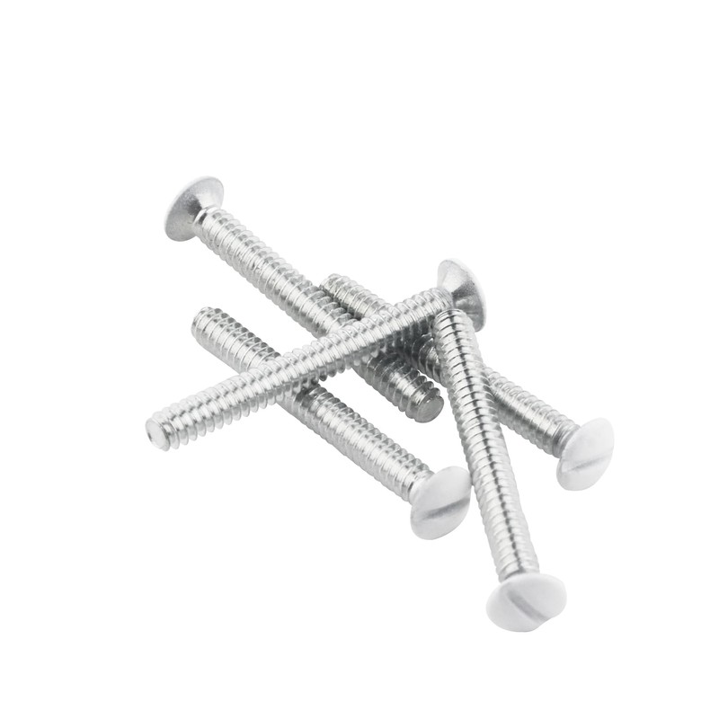 SBRRAIL 1.2 Inch Long 6-32 Thread Wall Plate Screws for