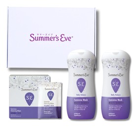 PILLBOX Delicate Zone Care, Gift Box Set, Summer Eve, Daily Balance, Wash, Cleansing Wipe, Delicate Zone, Scent Care, Soap, Scent Care, Sheet, Delicate Care, Perfect for Moms, Maternity, Pregnancy