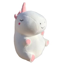 Plushland Soft Plush Unicorn Pillow Stuffed Animal Hugging White Throw Pillow Cushion Toy for Kids Teens Adult Gift Birthday, Valentine, Christmas (Unicorn)
