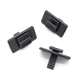 VVO Fasteners- Black Plastic Interior Pillar Trim Clips for Ford Fiesta, Mondeo, (Pack of 10)