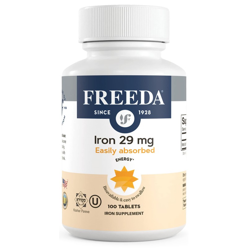 Freeda Iron Supplement - Ferrous Fumarate Iron Tablets