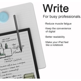 Jarttarn [2 Pack] Screen Protector Paper Compatible with Onyx Boox Note Air 4 C 10.3 Inch 2024, Drawing and Writing Like on Paper & Easy Installation & Anti Glare &Responsive