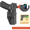 Level 2 OWB Paddle Holster, Auto Lock Quick Release Polymer