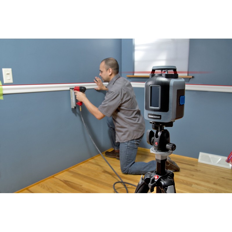 Hammerhead Self-Leveling 360-Degree Cross Line Laser - HLCL360