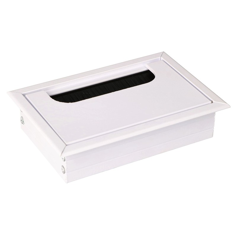 KOTARBAU® Aluminium Cable Grommet 120 x 80 mm for Furniture