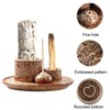 4-in-1 Ceramic Incense Bowl, Incense Holder for Palo Santo, Incense