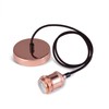 Vintage Pendant Light Fitting, Modern Retro Industrial Style E27 Bronze