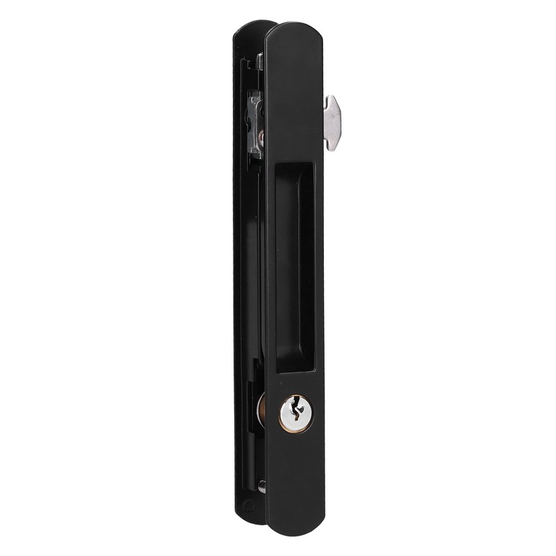 Sliding Door Lock Black Copper Zinc Alloy Lock Furniture Hardware