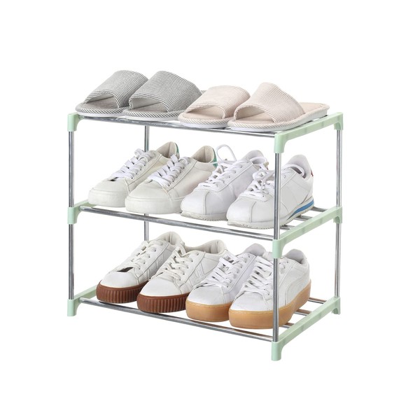 Jucaifu Stackable Small Shoe Rack, Entryway, Hallway and Closet Space