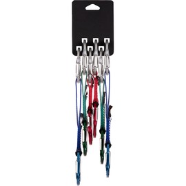 Wild Country Astro Rock Climbing Quickdraw - Lightweight Draw with Wiregate Aluminum Carabiners - Trad 6-Pack - 6-Pack