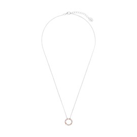 s.Oliver 2037837 Women's Necklace with Pendant 925 Sterling Silver with Synthetic Zirconia 42 + 3 cm Silver Comes in Jewellery Gift Box, Sterling Silver, Synthetic zirconia.