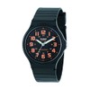 Casio Quartz MQ-71-4B Men's Watch, Black/Orange, sports
