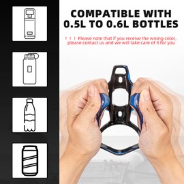ROCKBROS Bike Water Bottle Holder Bike Bottle Cage Bicycle Bottle Cages Durable Ultra-Light with Screws Tool, Universal Bike Cup Holder Rack for MTB Road Bikes