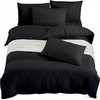HOSUR Duvet Cover, Compatible with Sensitive Skin, Dust Mite Resistant,