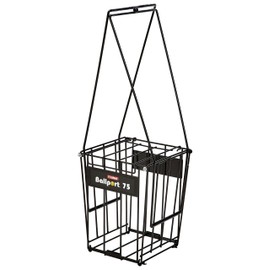 Tourna Ballport 75 Ball Heavy Duty Tennis Hopper Black