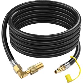 Improved Propane Quick Connect Hose, 18FT RV Propane Hose with Blackstone Propane Adapter, Quick Connect Propane Hose for Rv to Grill, Fit for Blackstone 22 Inch Griddle & 17” Blackstone Grill