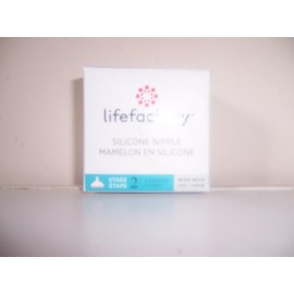 Lifefactory LIfe Factory lifefactory silicone nipple wide neck stage 2