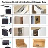 Rixiang RFID Electronic Cabinet Lock Hidden DIY for Wooden Cabinet