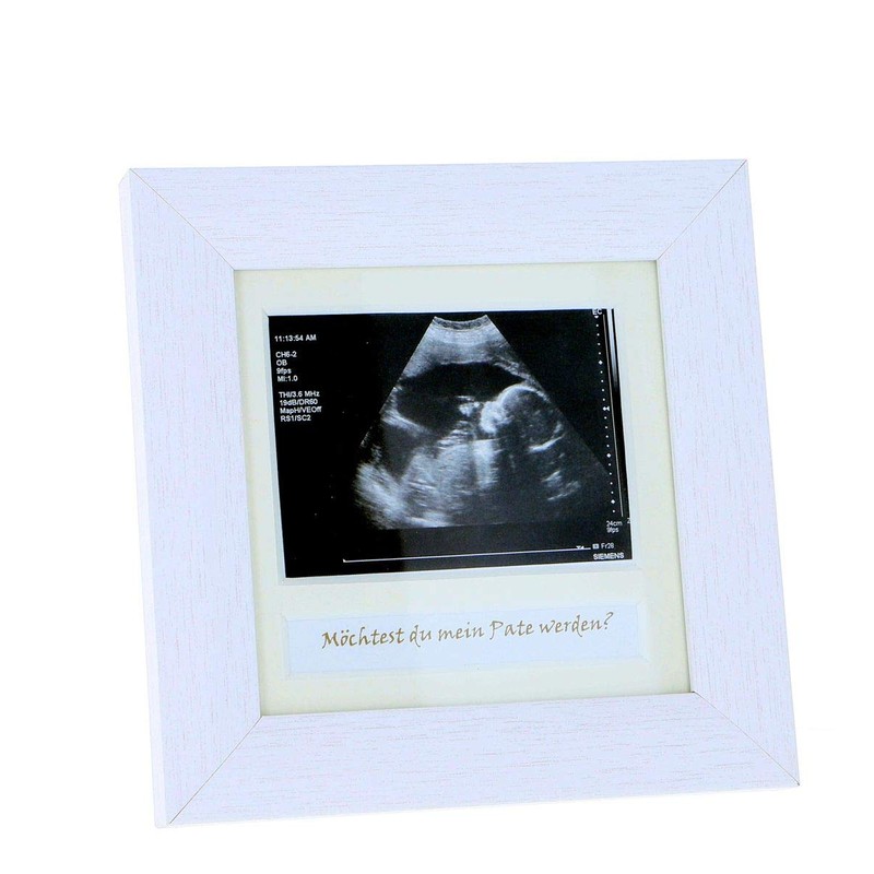 Photo Frame Ultrasound, Echography "Du wirst Oma, Opa, möchtest Du
